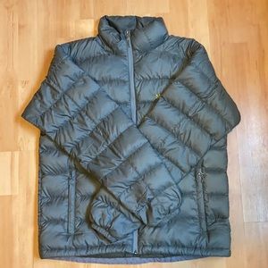 Marmot Goose Down Grey Puffer Jacket Men’s Large
